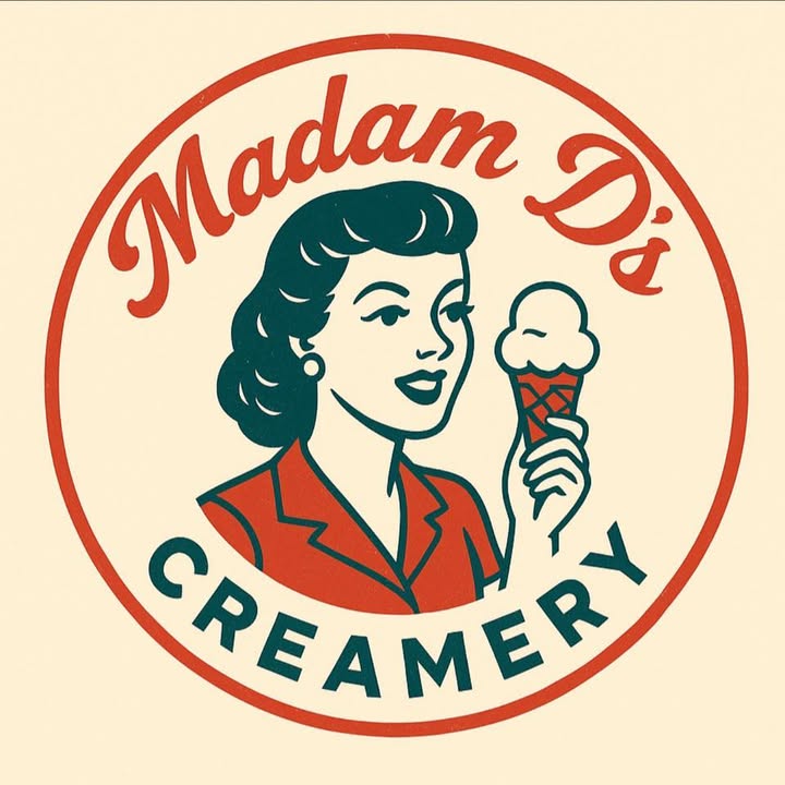 Madam D's Creamery logo