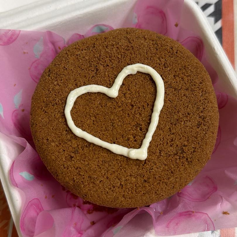 Madam D's Creamery personalised bento cake with heart design